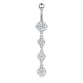 Butterfly Stainless Steel Plus Copper Parts Piercing Jewelry