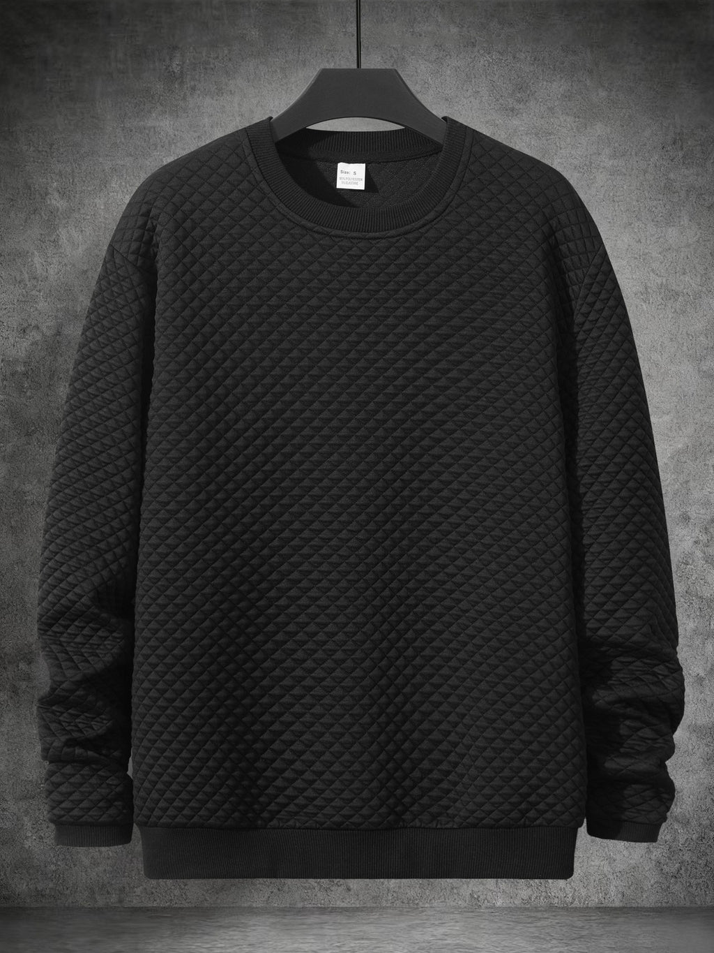 Crew-neck Base-layer Top Men's Casual Hoodie