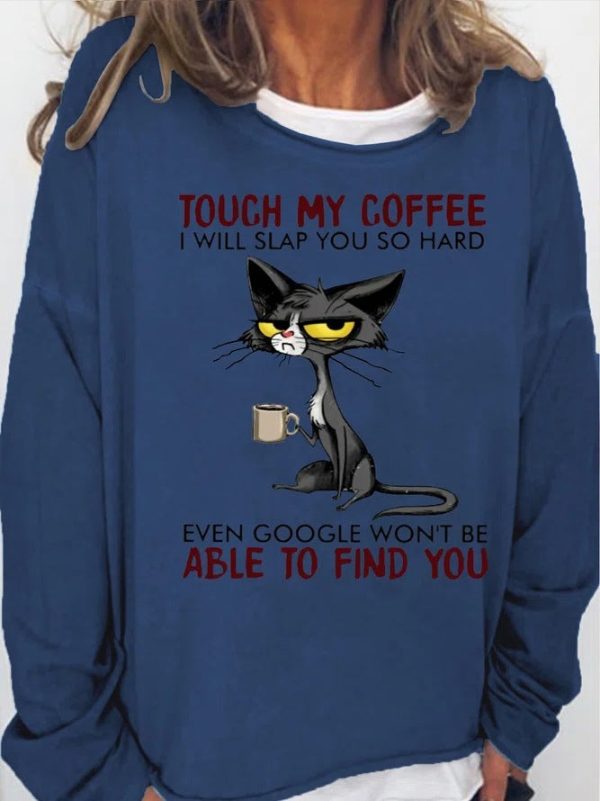 Fashionable Letter Print Loose Women's Sweater