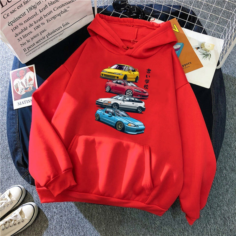 Anime Initial D Hoodie JDM Mix Civic CRX Integra Gedruck T Ho
