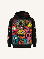 Fashion Casual Printed Polyester Sweater