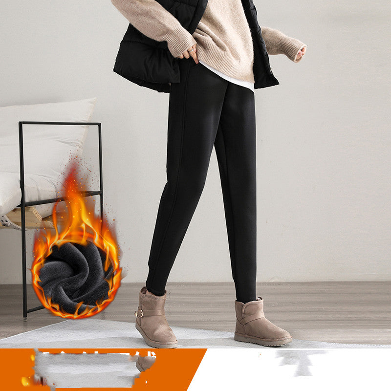 Women's Plus Velvet Thick Loose Casual Pant
