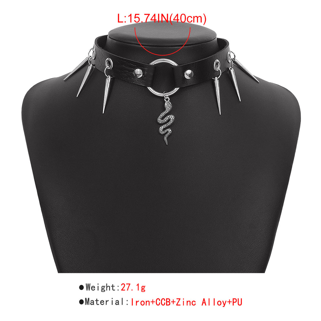 Fashion Jewelry Personalized Punk Snake Necklace