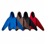 American Heavy Weight Hooded Double Solid Color Hoodie
