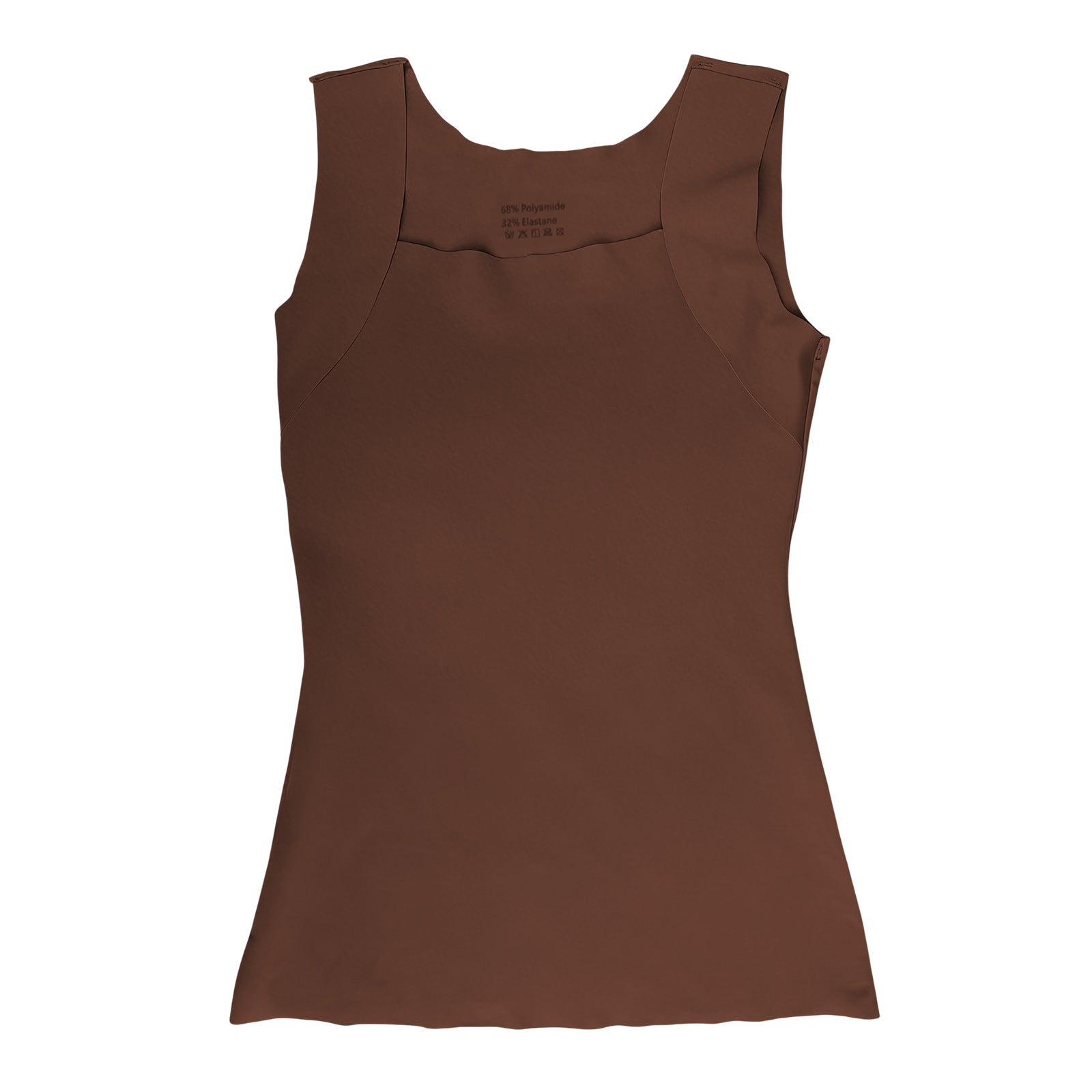 Square-neck Chest-padded Base Shirt For Women