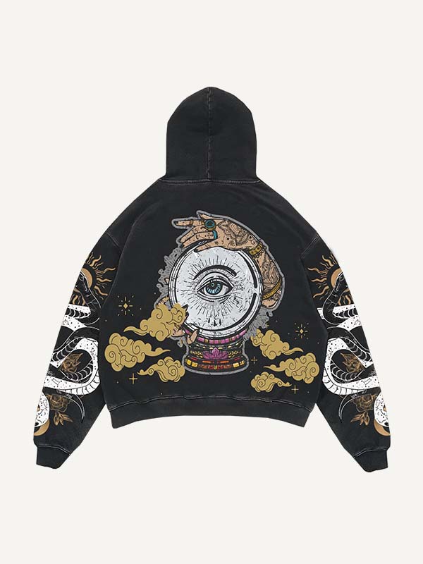 Fashion Casual Printed Polyester Sweater