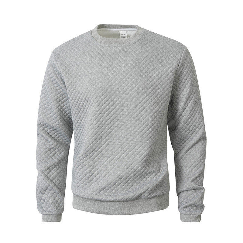 Crew-neck Base-layer Top Men's Casual Hoodie