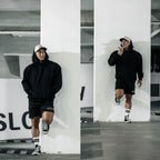 Heavyweight Solid Color Hoodie With Reinforced Hood That Doesn't Sag