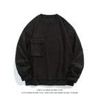 Crew-neck Pullover Sweatshirt Plus-size Casual Sport Top