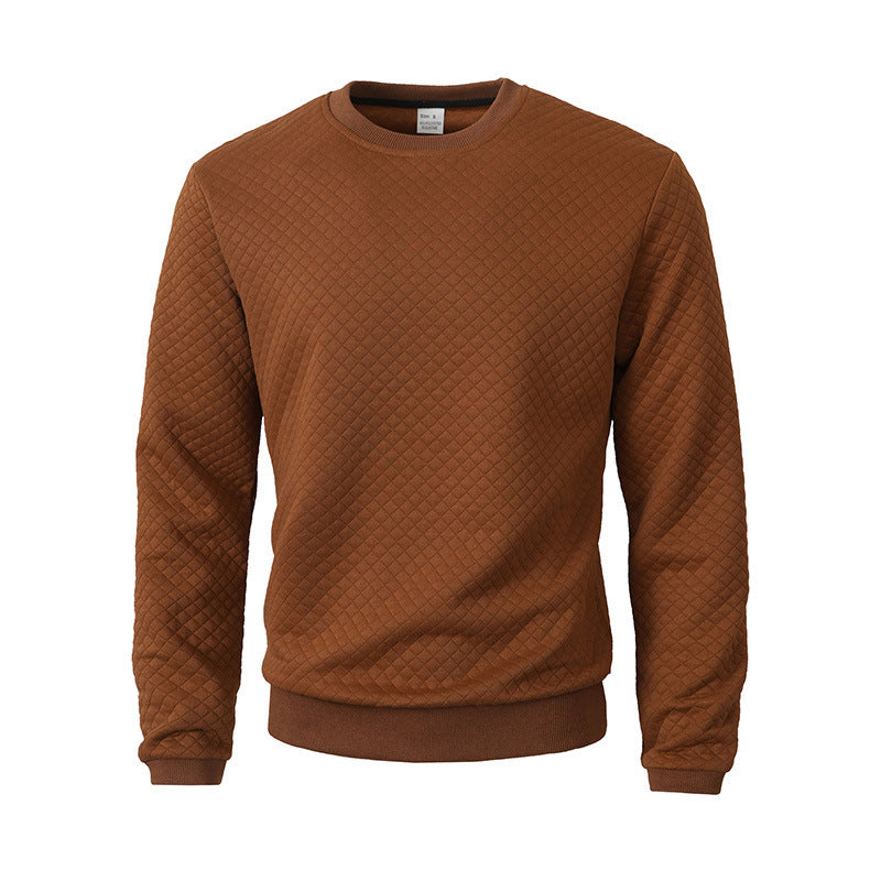 Crew-neck Base-layer Top Men's Casual Hoodie