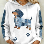Women's Casual 3D Digital Animal Print Hoodie
