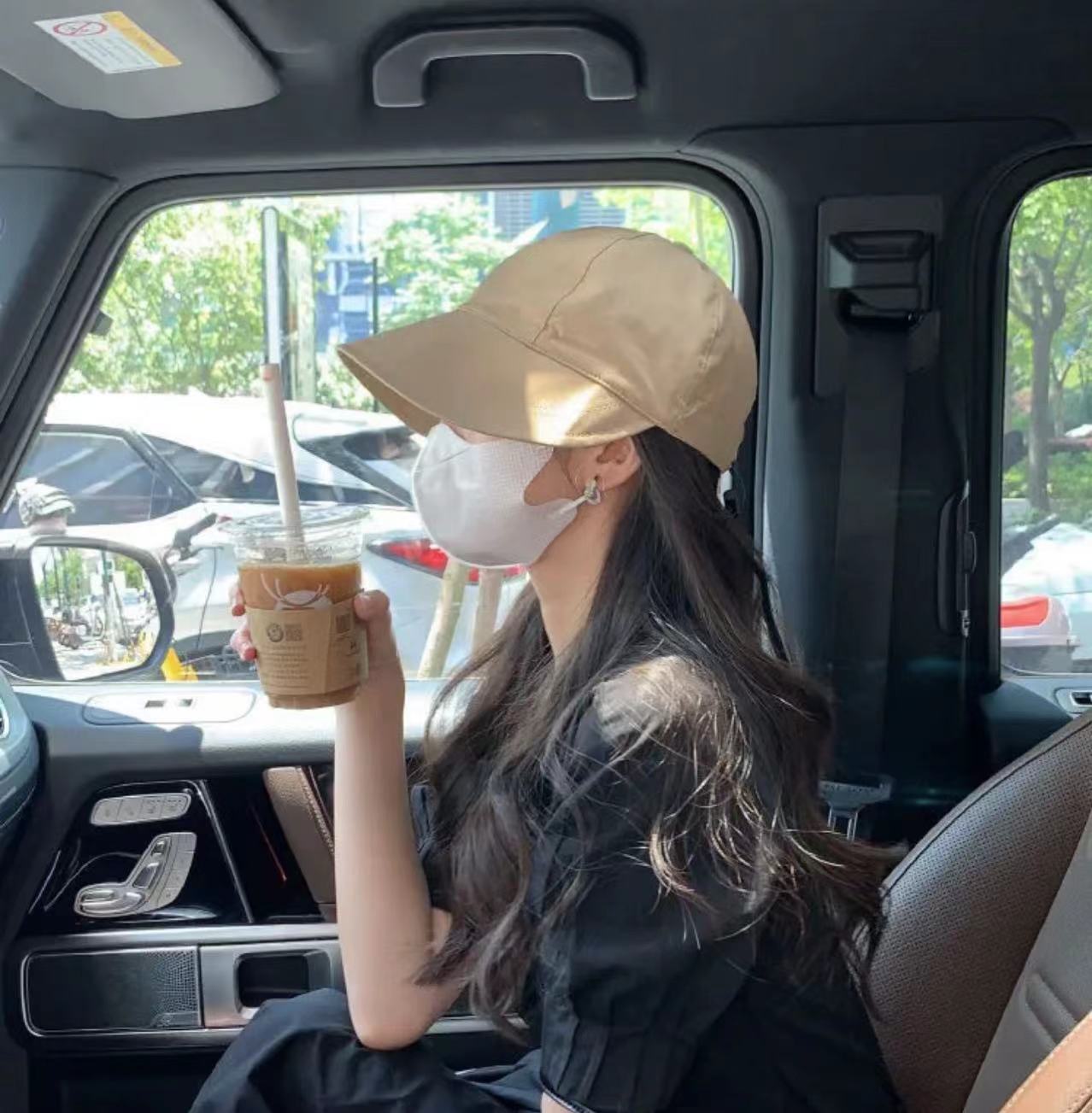 Women's Full-Covering UV-Protective Mask Hat