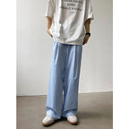 Fashion Personality Striped Loose Pants Men