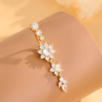 Round Zircon Navel Piercing Jewelry For Body Piercing