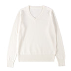School-supplied Dark Gray Long-sleeve Knit Top