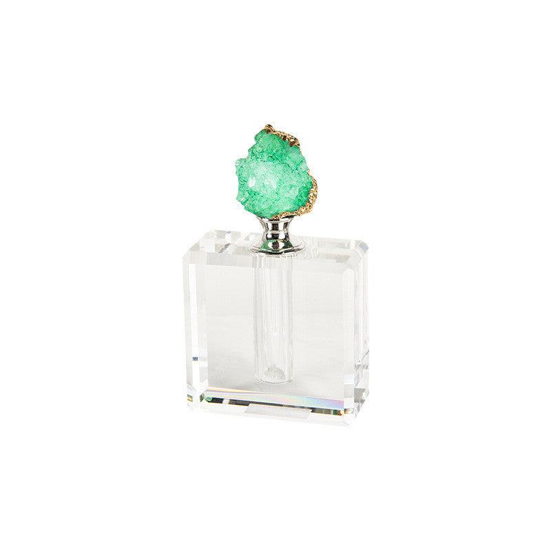 Fashion Electroplating Light Luxury Agate Perfume Bottle