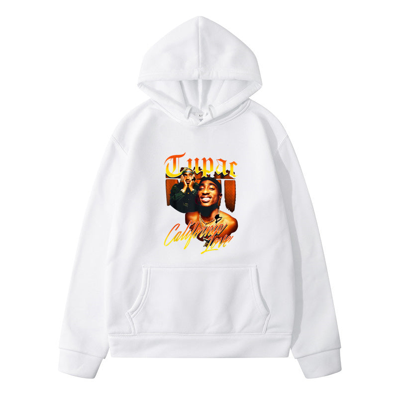 Printing Loose Men's And Women's Fleece Hooded Sweater