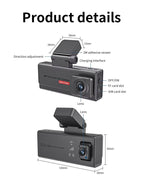 Sentry Full Color Camera Display Latitude And Longitude Speed Positioning HD Built-in