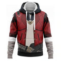 Men's And Women's Fashion Digital Print Hooded Sweatshirt