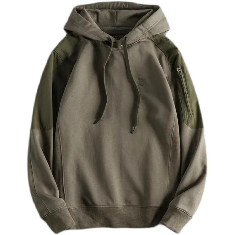 Space Cotton Comfortable And Stylish British-Style Mens Warm Hoodie