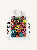 Fashion Casual Printed Polyester Sweater