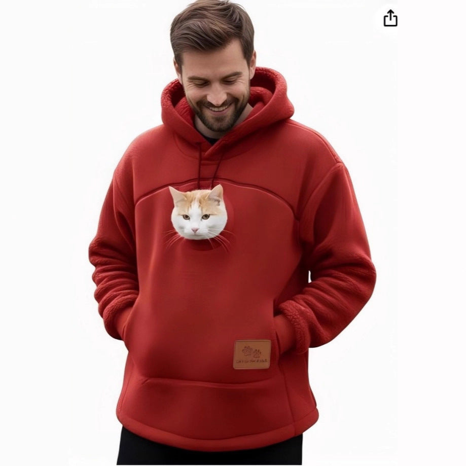 Hooded Loose-fitting Casual Warm Hoodie