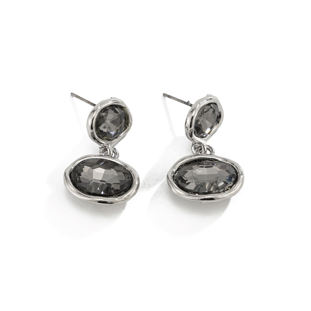 Minimalist Gray Diamond Geometric Acrylic Jewelry