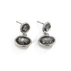 Minimalist Gray Diamond Geometric Acrylic Jewelry