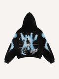 Mens Printed Sweatshirt Casual Pullover Hoodie