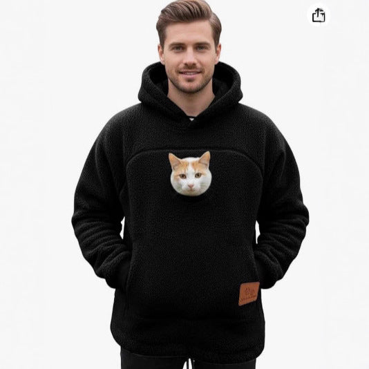 Hooded Loose-fitting Casual Warm Hoodie