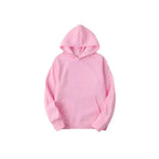 AutumnWinter Fleece Solid-Color Hoodie Same Style As Loose-Fit Casual Sports Hoodie For Couples