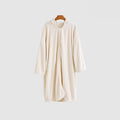 Pineapple-grain Long-sleeve Hooded Bathrobe Pajamas