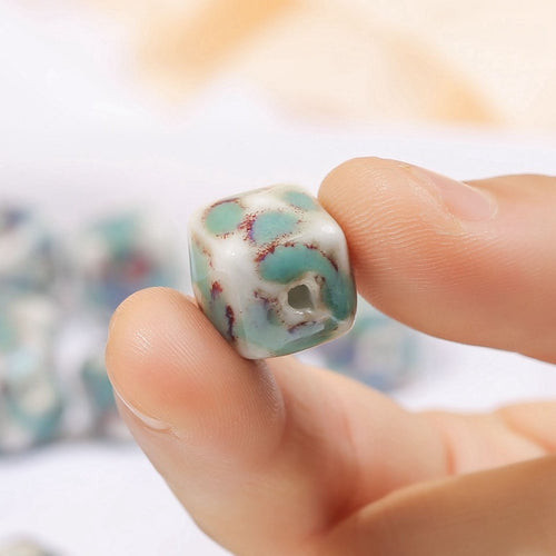 Ceramic Jewelry DIY Bracelet Woven Material Kit Beads