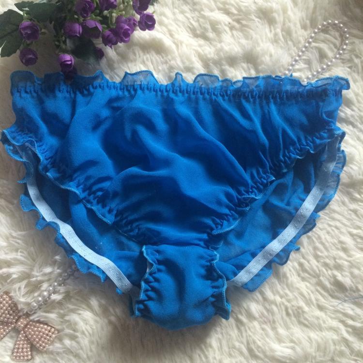 Panties Sexy Translucent Silk Ladies Triangle