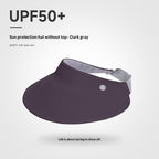 Wide-brimmed Brimless Sun Hat For Women UV-protective And Breathable