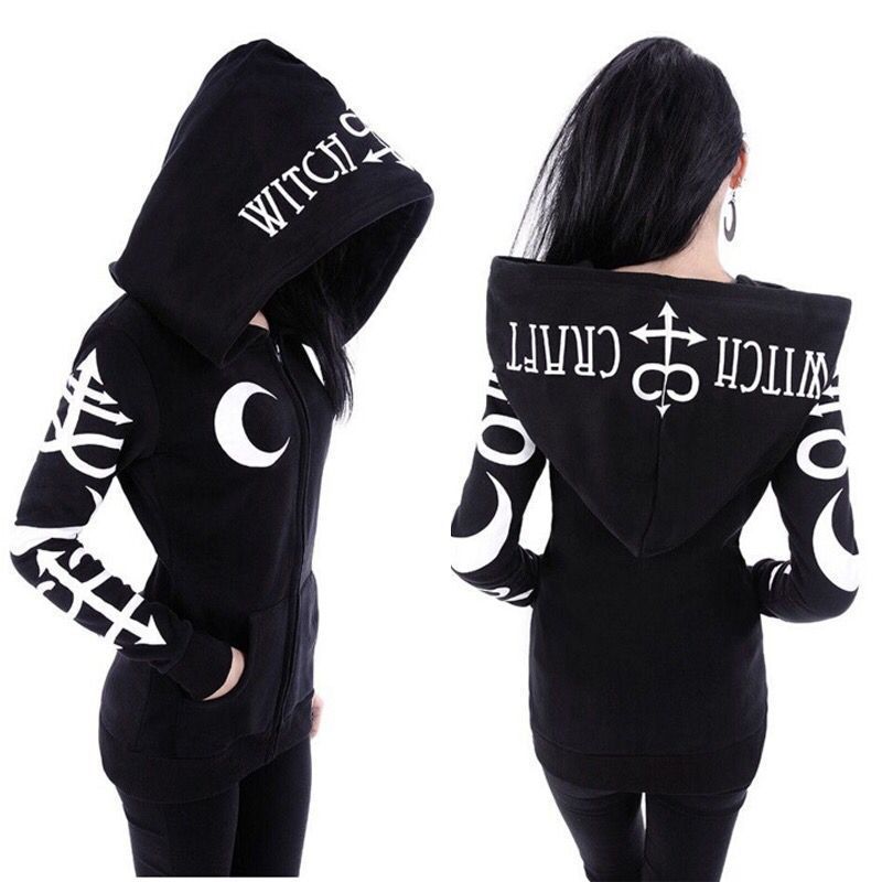 Women's Letter Print Long-sleeved Sweatshirt Jacket