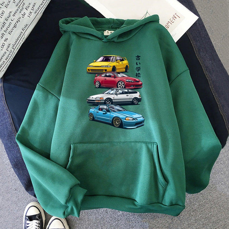 Anime Initial D Hoodie JDM Mix Civic CRX Integra Gedruck T Ho