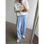 Fashion Personality Striped Loose Pants Men