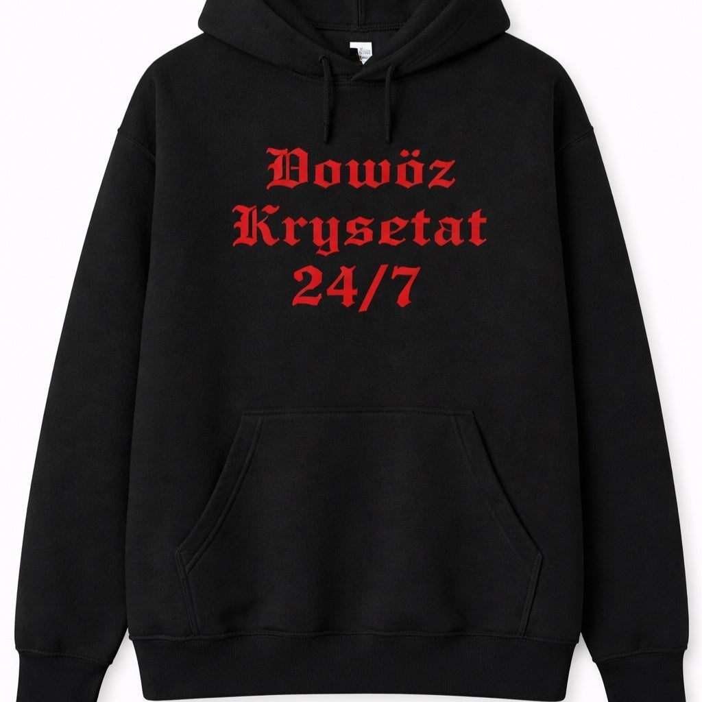 Fall Women's Clothing Fashion High-grade Cotton Hoodie Red