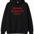 Fall Women's Clothing Fashion High-grade Cotton Hoodie Red