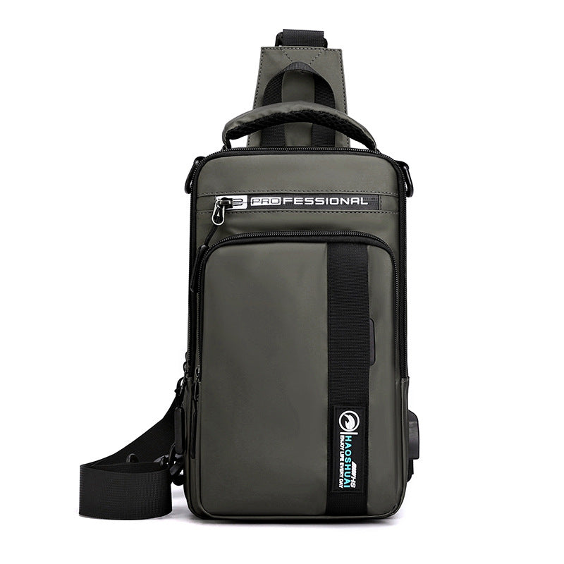 Outdoor Multifunctional Men Chest Bag Trendy One Shoulder