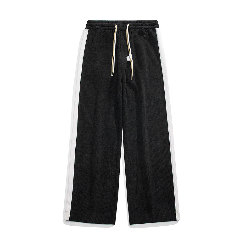 Side Stripes Corduroy Casual Pants Men