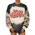 2 Autumn And Winter New Christmas 3D Digital Printed Round Neck Brushed Hoody