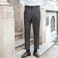 Retro Straight-leg Pants For Men