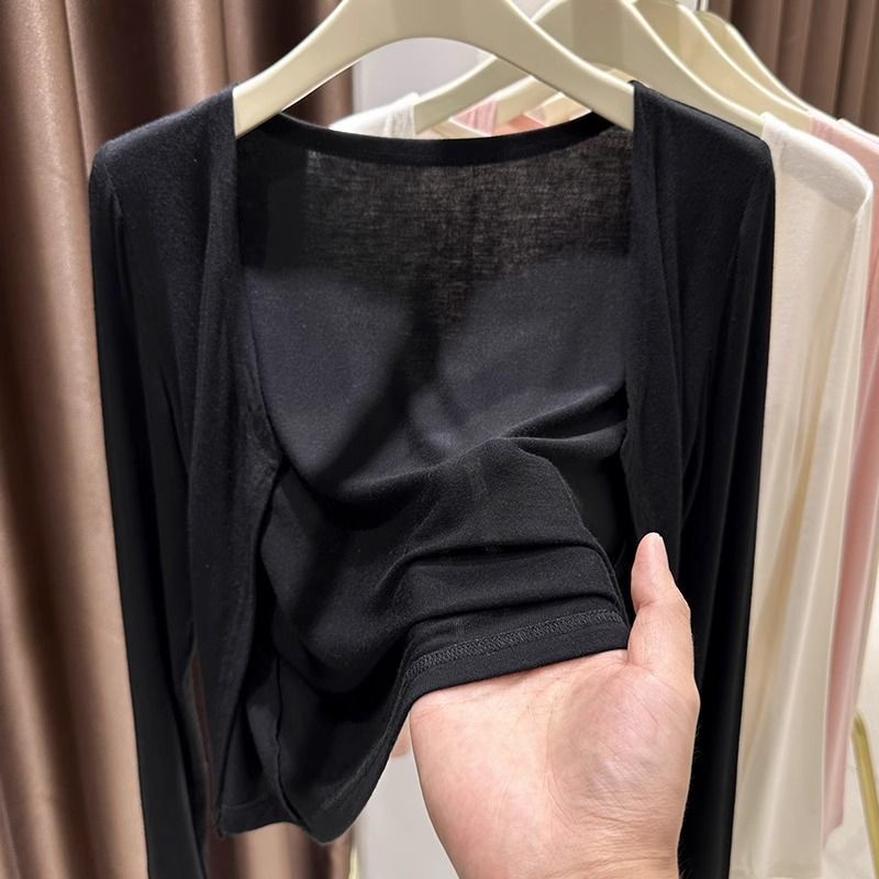 Dopamine Ultra-Bounce Shawl Thin Cover-Up Top