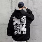 Oversized Fleece-Lined Heavyweight Hoodie From A Trendy American Brand Versatile And Stylish