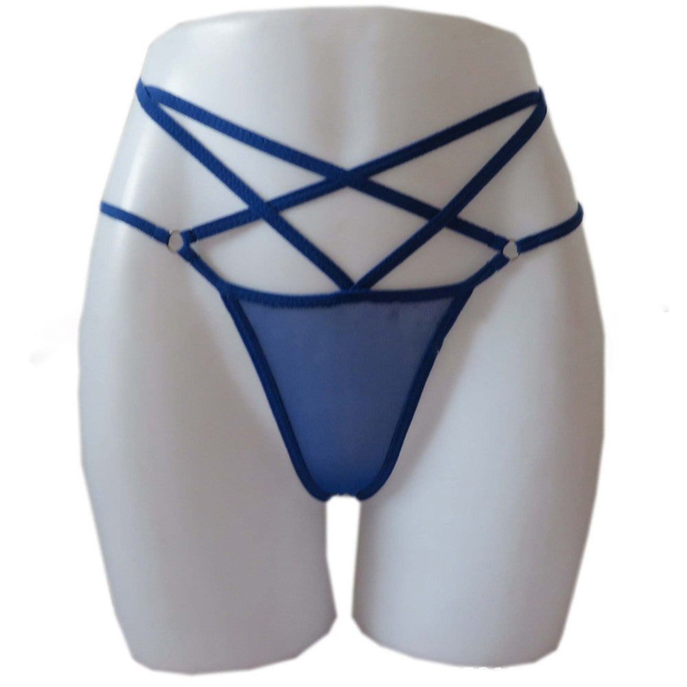 Women's Solid Color Spandex Sexy Panties Thong