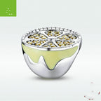 Sterling Silver  Lemon Beaded Creative Fruit Dripping Jewelry