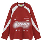 Spring And Autumn Clothing National Fashion Retro Street Racing Suit Sweater Men