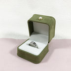 Fashion Flannel Waist-tight Jewelry Box Pearl Buckle